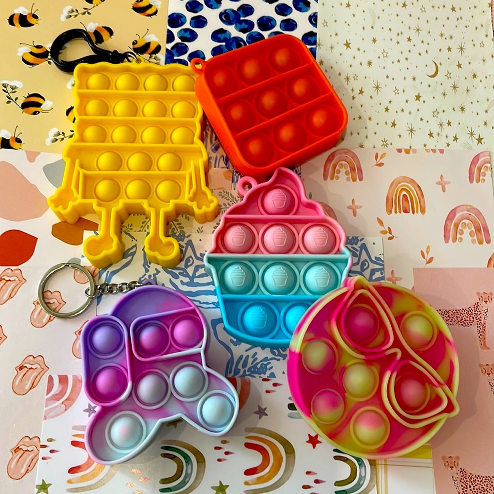 Mini pop it fidget pack